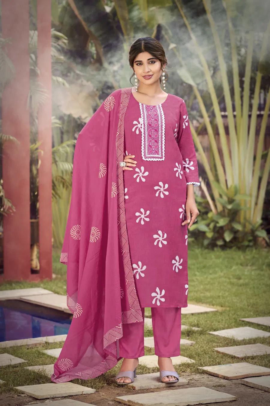 Batik Vol 5 By Ossm Cotton Batik Printed Kurti With Bottom Dupatta Wholesale Online